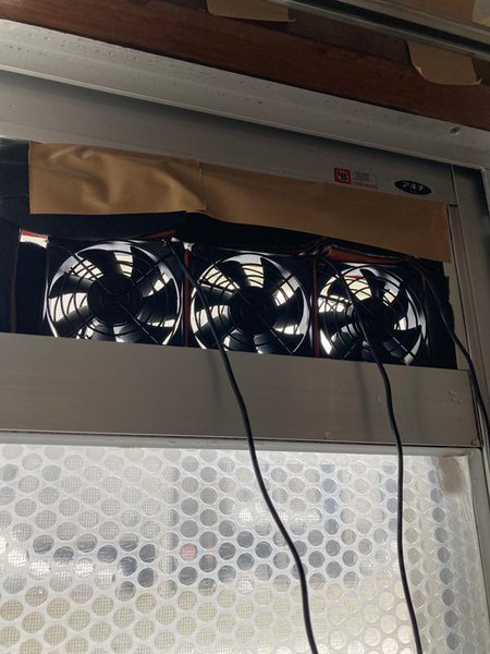 工夫して作った換気扇